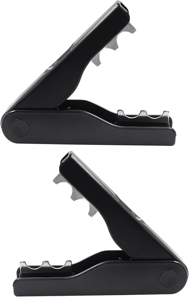 2 Pcs Rose Thorn Stripping Tool, Plastic Thorn Remover Thorn Stripper Tools for DUY Florist Garden, Black