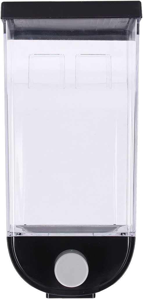 Square Dry Food Dispenser Laundry Detergent Dispenser Cereal Dispenser Wall Mounted Grain Storage Container Laundry Bead Cereal Dispenser for Kitchen(1.5L)
