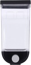 Square Dry Food Dispenser Laundry Detergent Dispenser Cereal Dispenser Wall Mounted Grain Storage Container Laundry Bead Cereal Dispenser for Kitchen(1.5L)