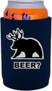Beer Bear Full Bottom Can Coolie (Navy Blue, 1)