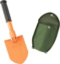 Rothco Orange Mini Pick & Shovel with Cover - Compact Design for Camping and Survival Use