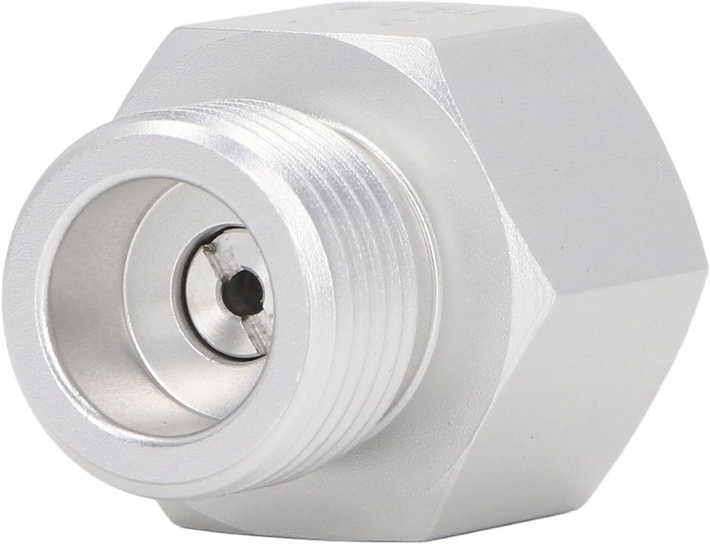 Soda Refill Adapter TR21 4 to CGA320 CO2 Cylinder Cartridge Fill Tank Connector Aluminum Alloy for Soda Machines and Home Brewing