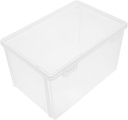 Transparent Bread Storage Box Medium Airtight Bread Container for Refrigerator Plastic Snacks and Tea Stylish and Versatile Kitchen Organizer