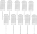 PRETYZOOM 10pcs Diy Cupcake Cake Push Containers Wedding Party Cake Push Tube Baking Decorations