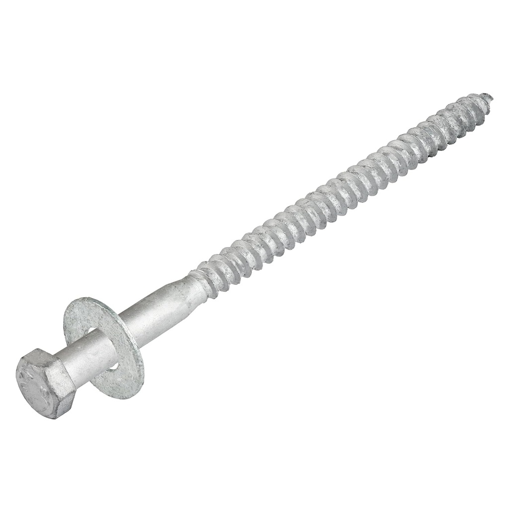 3/8 x 6 (50 Pack) Lag Screw Kit, 50 Screws and 50 washers, Hot Dip Galvanized, Meets ASME B18.2.1 Industrial/Commercial Grade by Makers Bolt