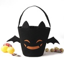 Halloween Candy Bag,Trick or Treat Bag, Reusable Pumpkin Candy Tote Bucket Multipurpose Portable Collapsible Halloween Gifts