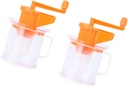 2PCS Manual Soybean Milk Juicer Food Grade Multi Purpose Fruit Squeezer Easy Clean Household Kitchen Tool
