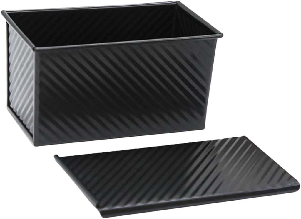 Zerodeko Carbon Steel Bread Mold Toast Mould for Baking Non-stick Toast Box Lid Home Kitchen Supplies