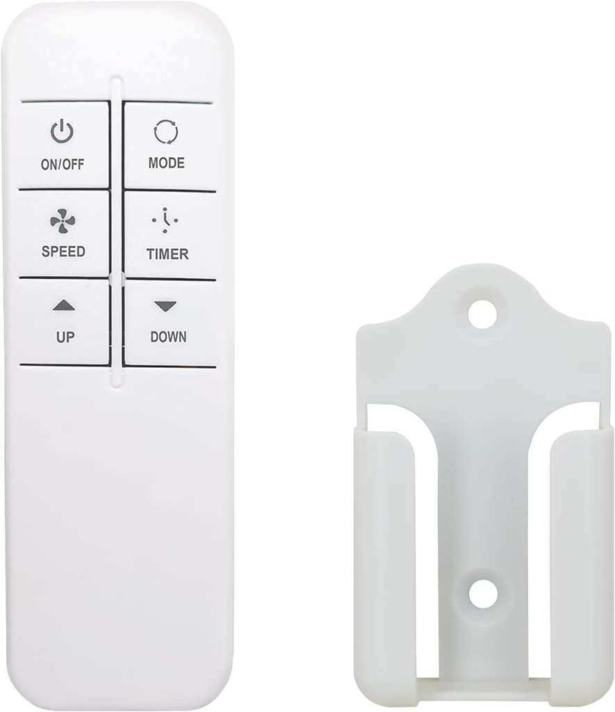 Replacement Remote Control for Haier ESA418J-L ESA418K ESA418K-L ESA424K ESA424K-L HTWR08XCK HTWR10VCK HTWR10XCK HTWR12VCK HTWR12XCK Portable Room Air Conditioner,with Wall Mount Case