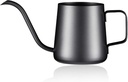 PARACITY Pour Over Kettle Gooseneck Spout Coffee Tea Pot 12OZ with Lid, Hanging Ear Hand Blunt Long Narrow Drip Cup for Coffee Maker Carafe, Camping Coffee Pot for Travel Coffee Maker Outdoor