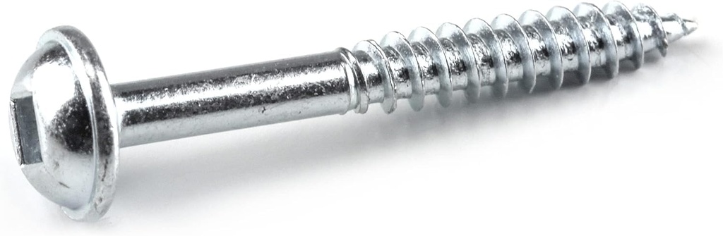 Kreg SML-F125-100 Zinc Pocket-Hole Screws, 1 1/4 Inch #7 Fine Thread, Maxi-Loc Head (100 Count)