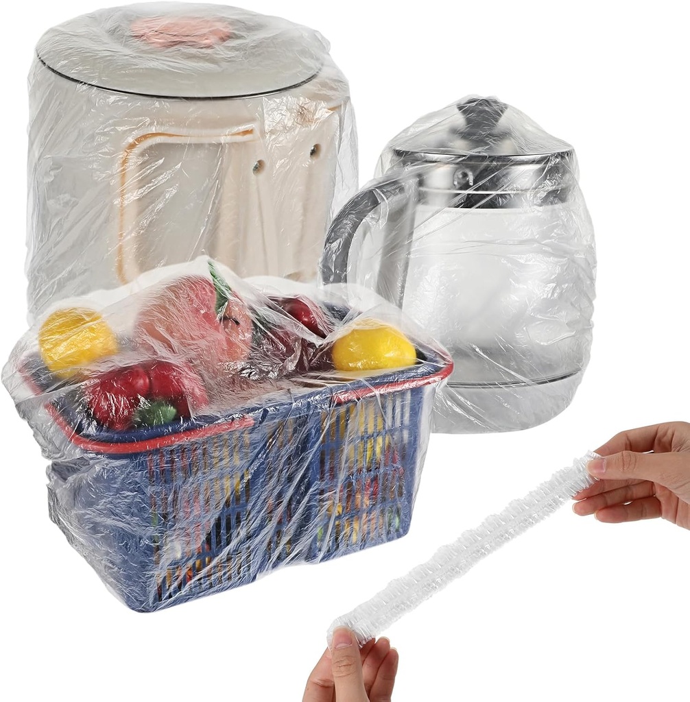 30 Pcs Kitchen Disposable Dust Cover Thickened Elastic Dust Cover Clear Appliance Covers for Oven Air Fryer Blender Coffee Maker Slow Cooker Toaster Blender Pressure Cooker Accessories