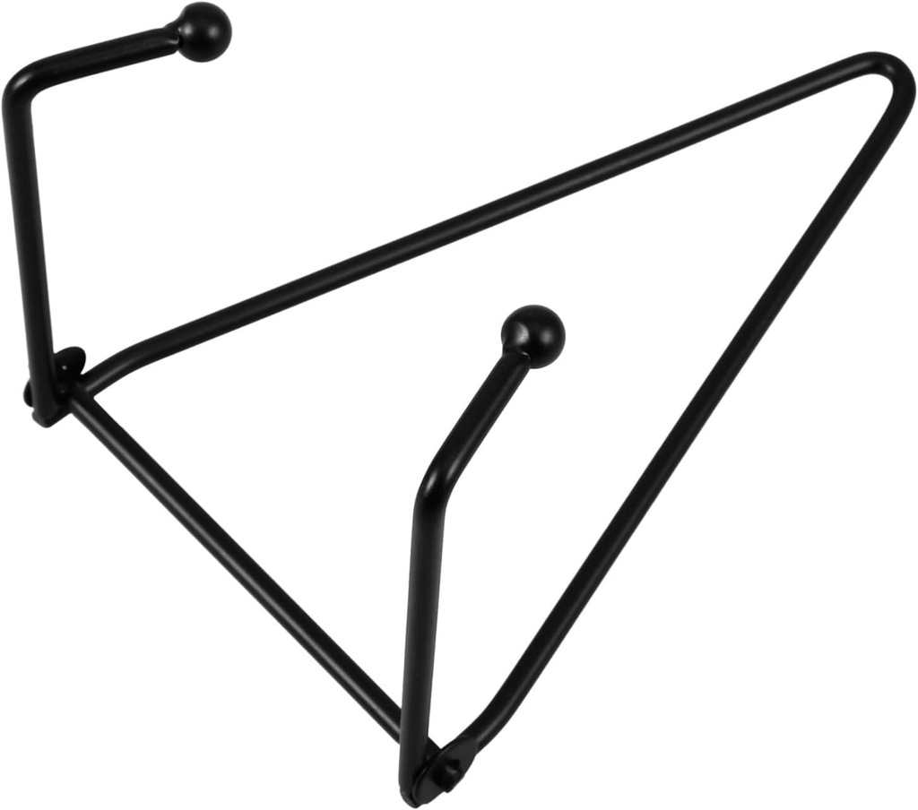 Metal Wall Mount Plate Display Stand Metal Plate Holder Rack with Design for Picture Frame Showcase and Smooth Edges for Home Office and Celebrations