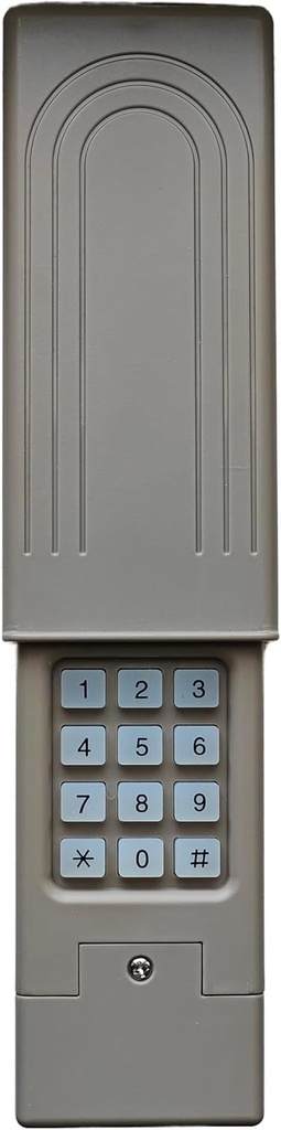 Keyless Entry KLIK2U, Compatible with Chamberlain LiftMaster Craftsman Genie Security +2.0 and More, Universal Garage Door Opener Keypad (Nardo Grey)