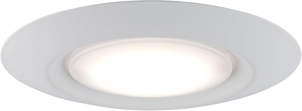 Trans Globe Lighting LED-30021-1 WH One Light LED Ceiling Flush Mount I in a White Finish I Modern Contemporary Light Fixture I