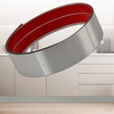 Stainless Steel Kick Plate, Peel and Stick Kickplate Base Cover, Baseboard Molding Trim for Wall, Door, Kitchen Cupboard, Dishwasher Toe - Anti-Scratch Protection (9.8ft x 3.9in, Brushed Silver)