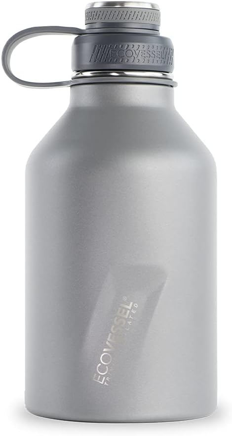 BOSS Triple Insulated Stainless Steel Growler Bottle with Infuser - 64 oz