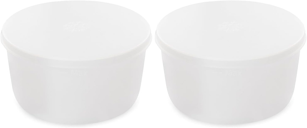 CROWNFUL 2 Ice Cups Accessory for Shaved Ice Machine