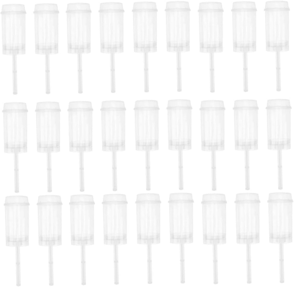 VICASKY 40pcs Push Cake Cups Food Safe PP Push Pop Holders for Weddings Birthdays Party Treats Cake Containers for Homemade Desserts and Events