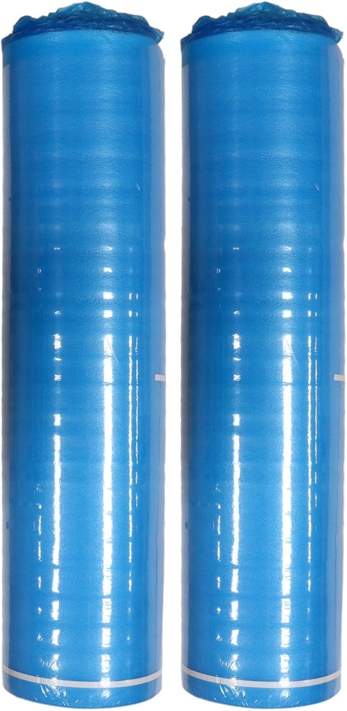 AMERIQUE 400SQFT 4TH Generation Blue 3MM Thick Flooring Underlayment Padding 3-in-1 Heavy Duty Foam with Tape & Vapor Barrier
