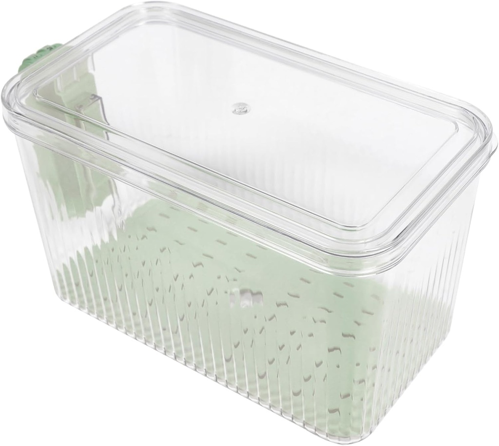 Bread Box Storage Container Fridge Loaf Cake Fresh Keep Fridge Organizer