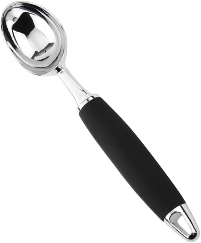 1pc Cream Scoop Spoon Zinc Alloy Dessert Spoon for Home Restaurant Cafe and Bar Lightweight and Easy to Carry for Ice Cream and Desserts