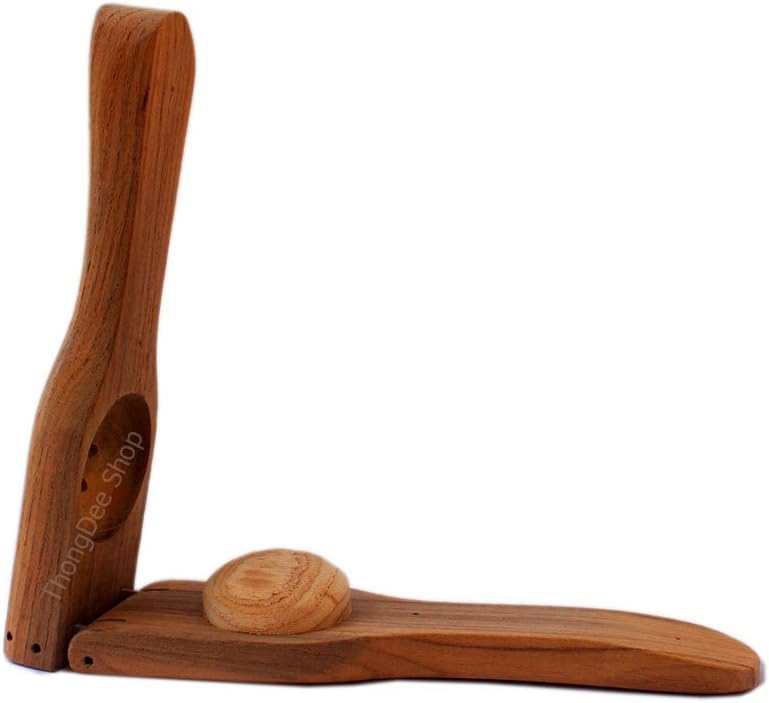 Lemon and Lime Squeezer Wood Wooden Hand Juicer Press Squeeze for Lemonade