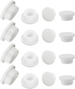 16 Pieces Silicone Hole Plugs for Round Hole,Rubber Tube Stopper Replacement Sealing Plug for Pots Bottles Bathtub Jet Covers (Fit Hole of 12mm,14mm,16mm,23mm)