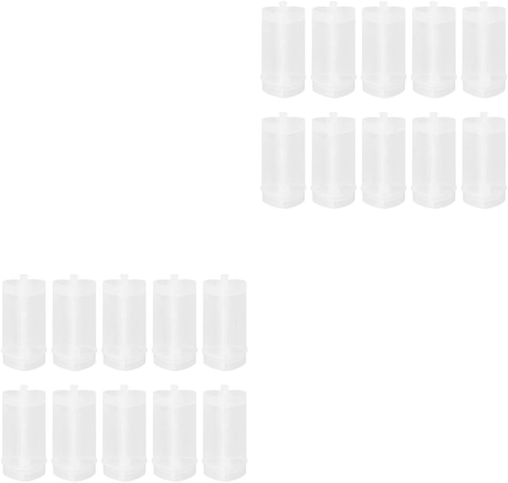 GLEAVI 1set Heart Shaped Push Cake Holders Easy Storage Cup for Cakes and Ice Creams Material for Home Use and Party Events 10pcs