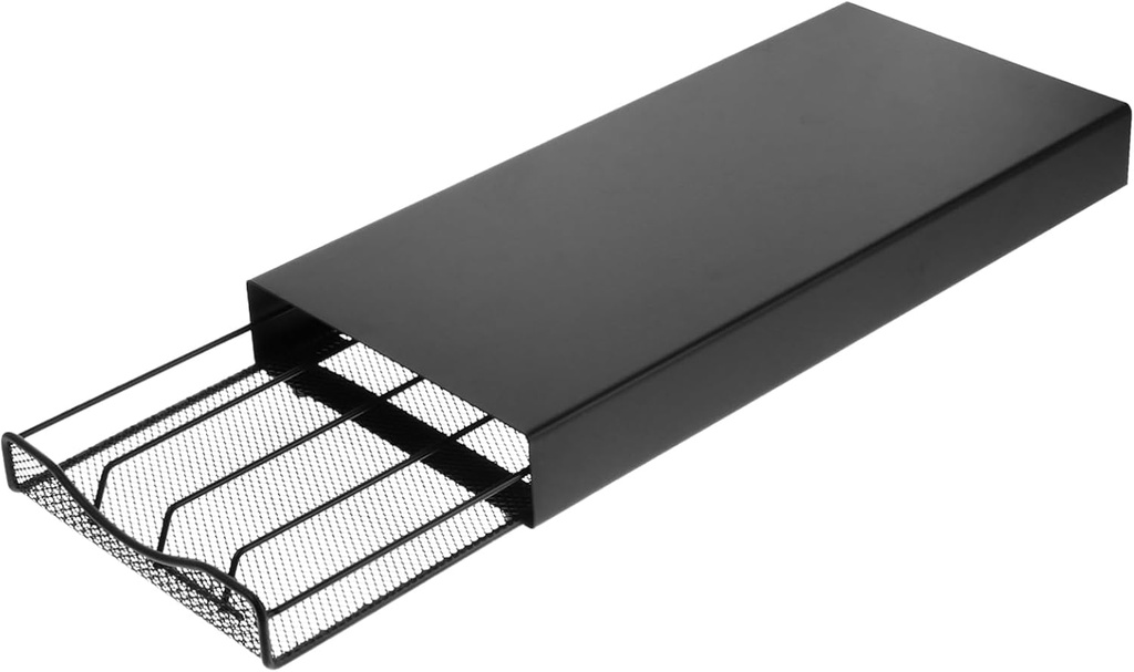 Coffee Storage Rack Organize Capsules Holder for Drawer Iron Plastic 40 Capsules Organizer for Home Office