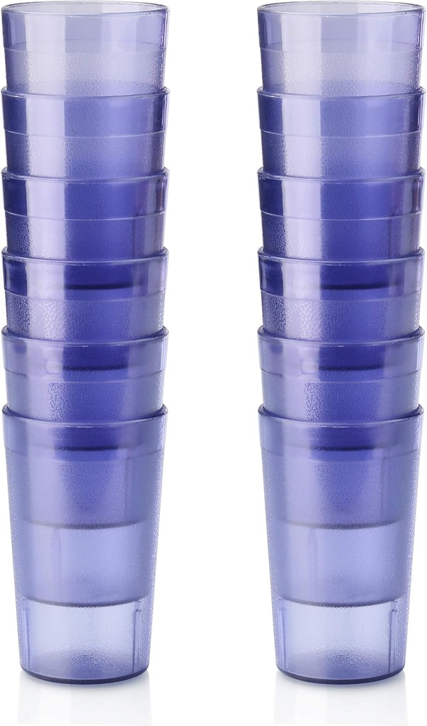 New Star Foodservice | Restaurant-Grade Beverage Tumblers (Blue (Set of 12), 5 oz)