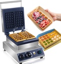 Waffles Maker 2 Slices, Large Square Belgian Waffle Maker,Thick Breakfast Waffle Machine Make Waffles in Minutes, Adjustable Temperature, 1750W (2PHFL)