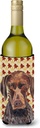 Caroline's Treasures SC9235LITERK German Shorthaired Pointer Fall Leaves Portrait Wine Bottle Hugger Bottle Cooler Sleeve Hugger Machine Washable Collapsible Insulator Beverage Insulated Holder