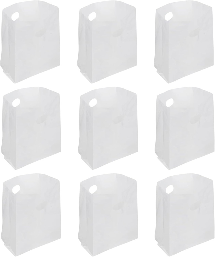 50pcs Food Service Bags Cake Take Out Pouches Storage Pouches for Bakery Desserts and Snacks Versatile Packing Bags for Restaurants and Retail