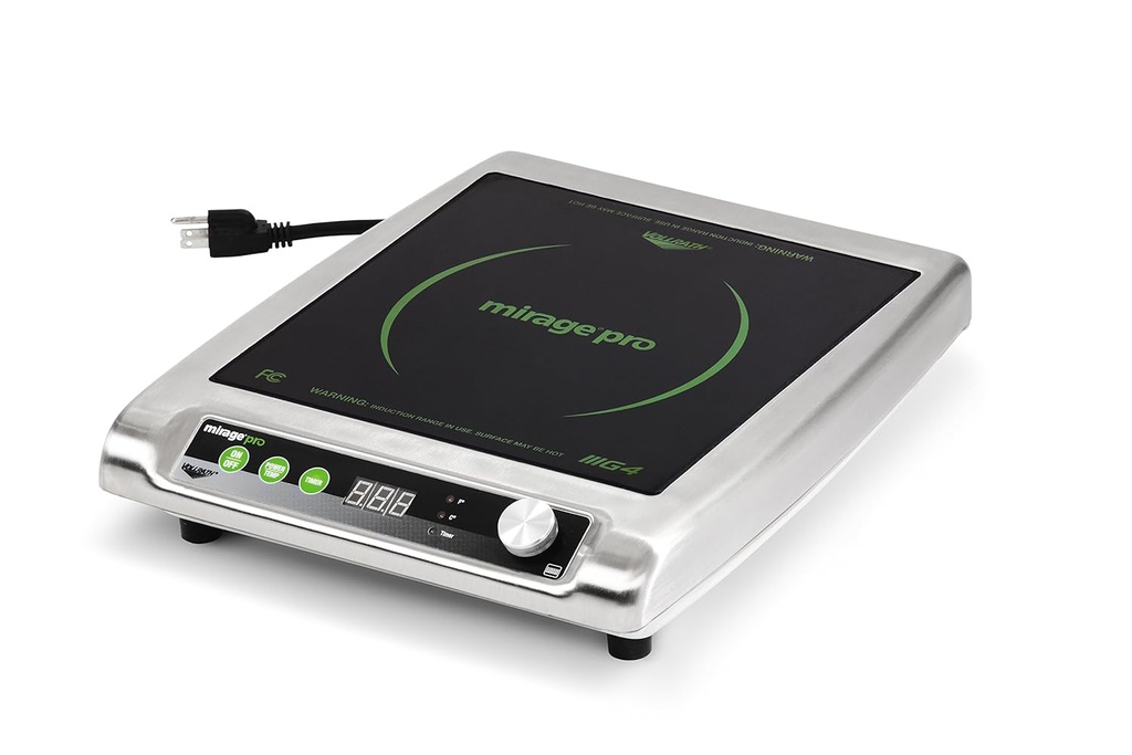 Vollrath (59500P) Mirage Pro Countertop Induction Range (1800-Watt, 15-Amps, NSF)