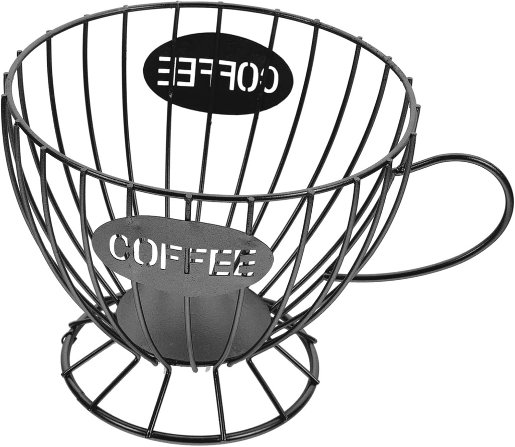 Happyyami Capacity Storage Basket Versatile Fruits and Snacks Holder for Kitchen Counter Design for Coffee Lovers and Home Organization