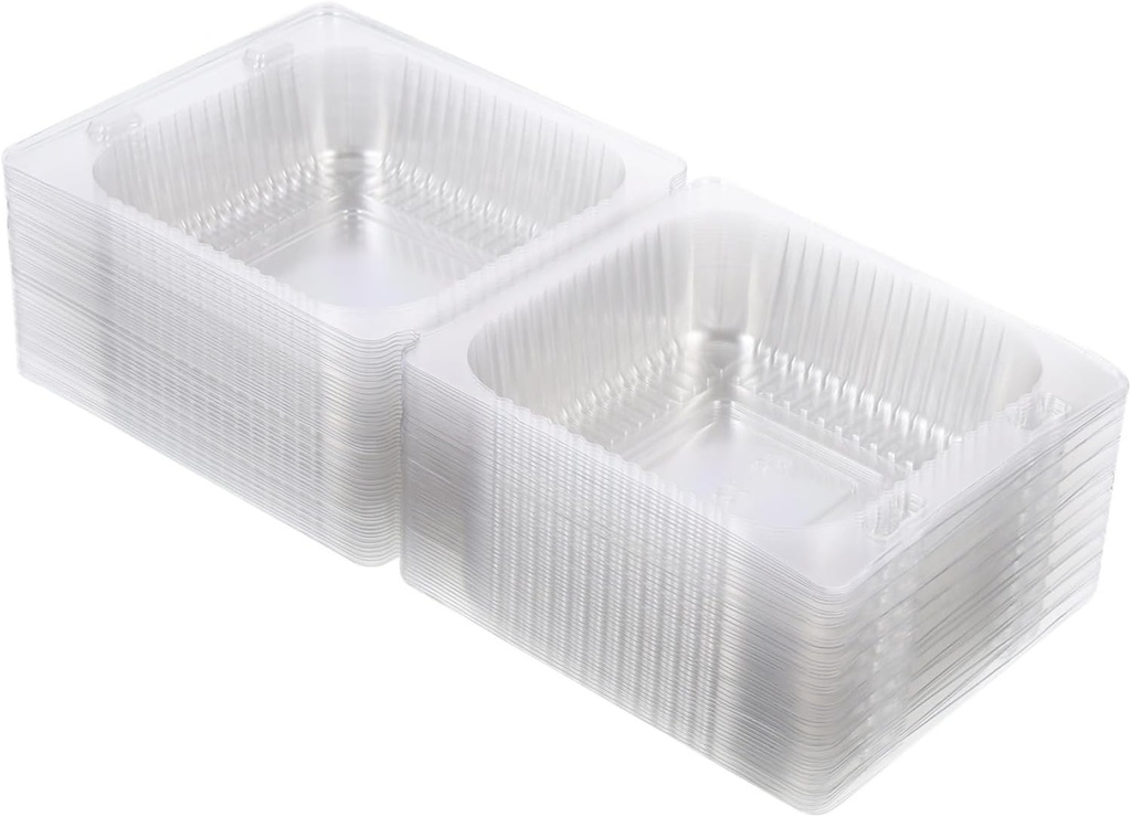 50pcs Cake Containers Food Preservation Boxes for Cakes and Desserts for Parties Weddings and Special Events