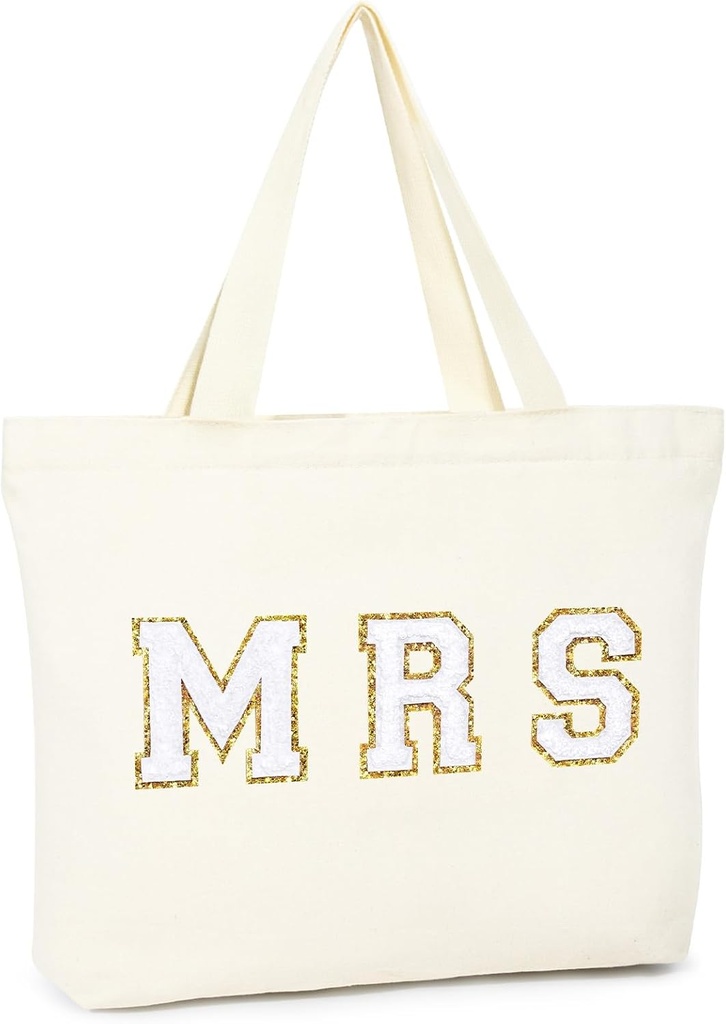 Aileam Bride Bag Bride to Be Gifts Bridal Shower Gifts Tote Bag Personalized for Bachelorette Party Wedding Honeymoon Gift Bag