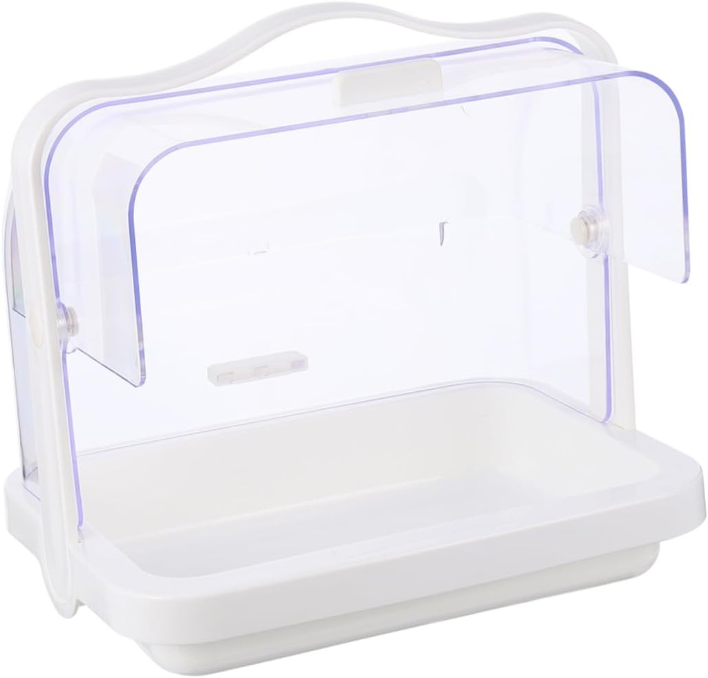 Fruit Dessert Carrier Portable Clamshell Cake Display Lid Dustproof Cake Container for Events and Parties