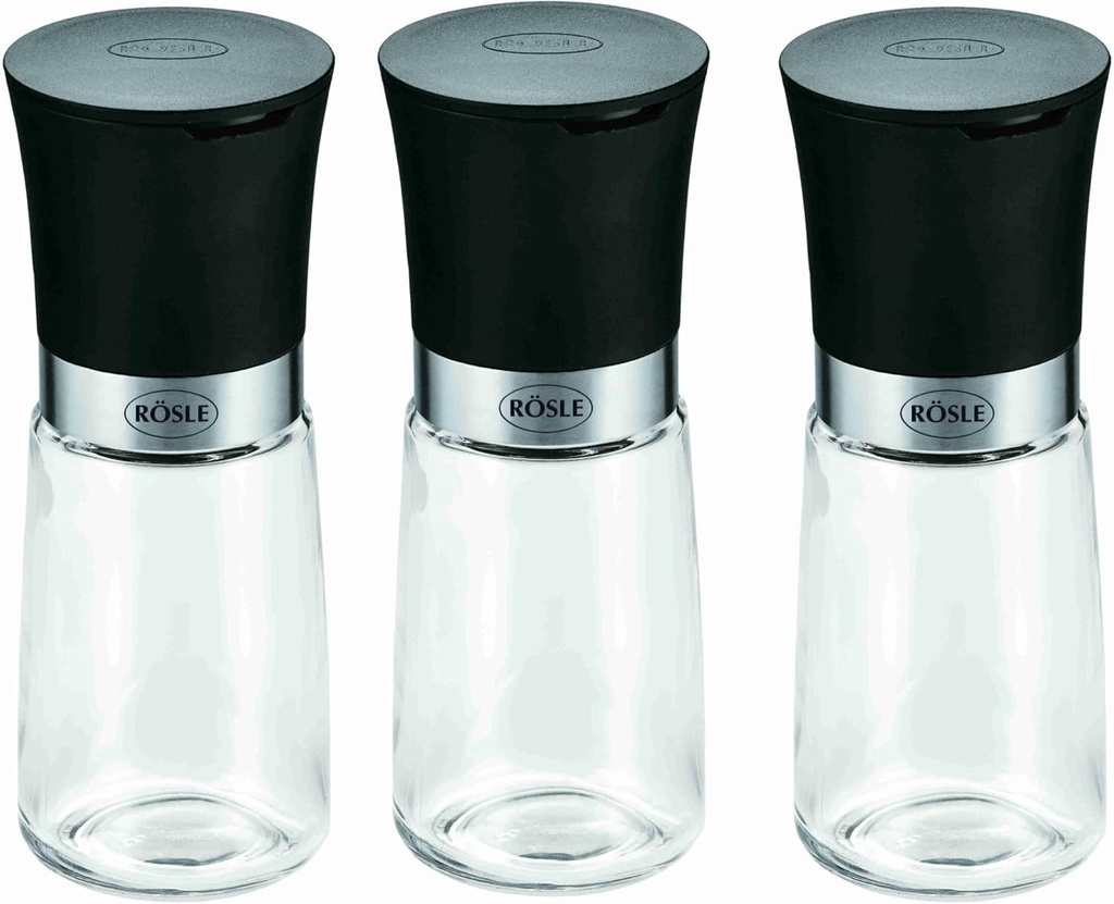 Rosle RS13076 Set of 3 Spice Salt or 18.3 x 6.5 x 15.5 cm