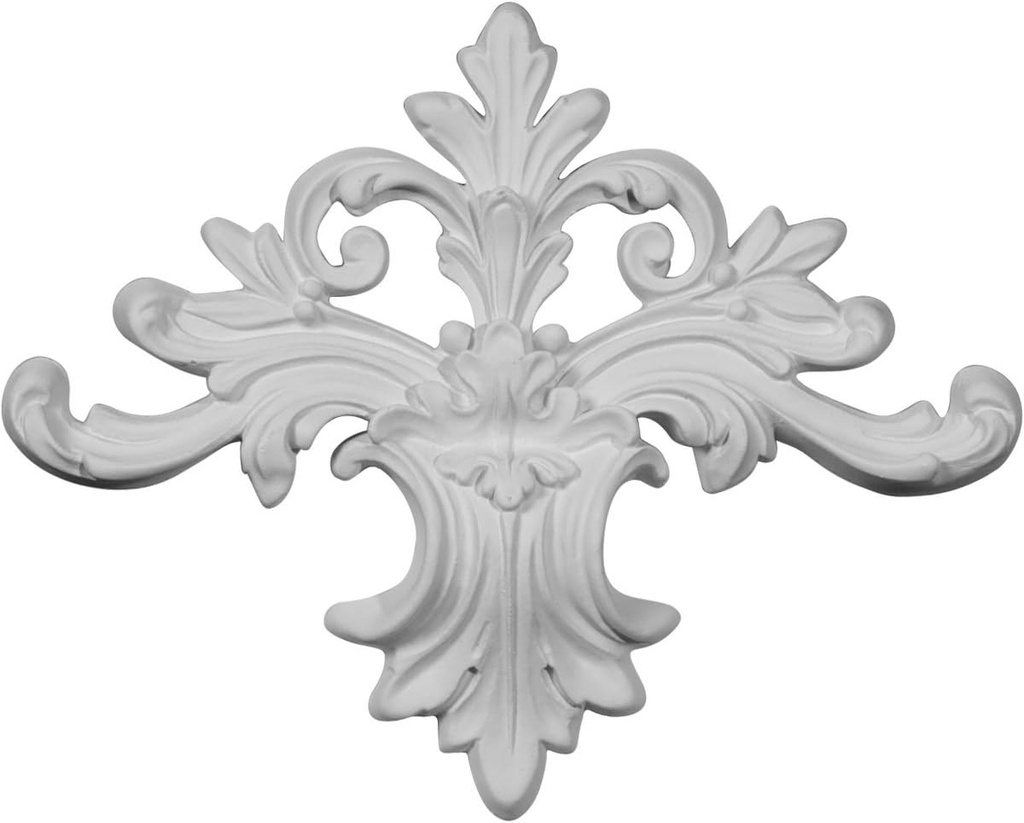 Ekena Millwork 9 1/2"W x 7 1/4"H x 1"P Amelia Onlay (2-Pack)