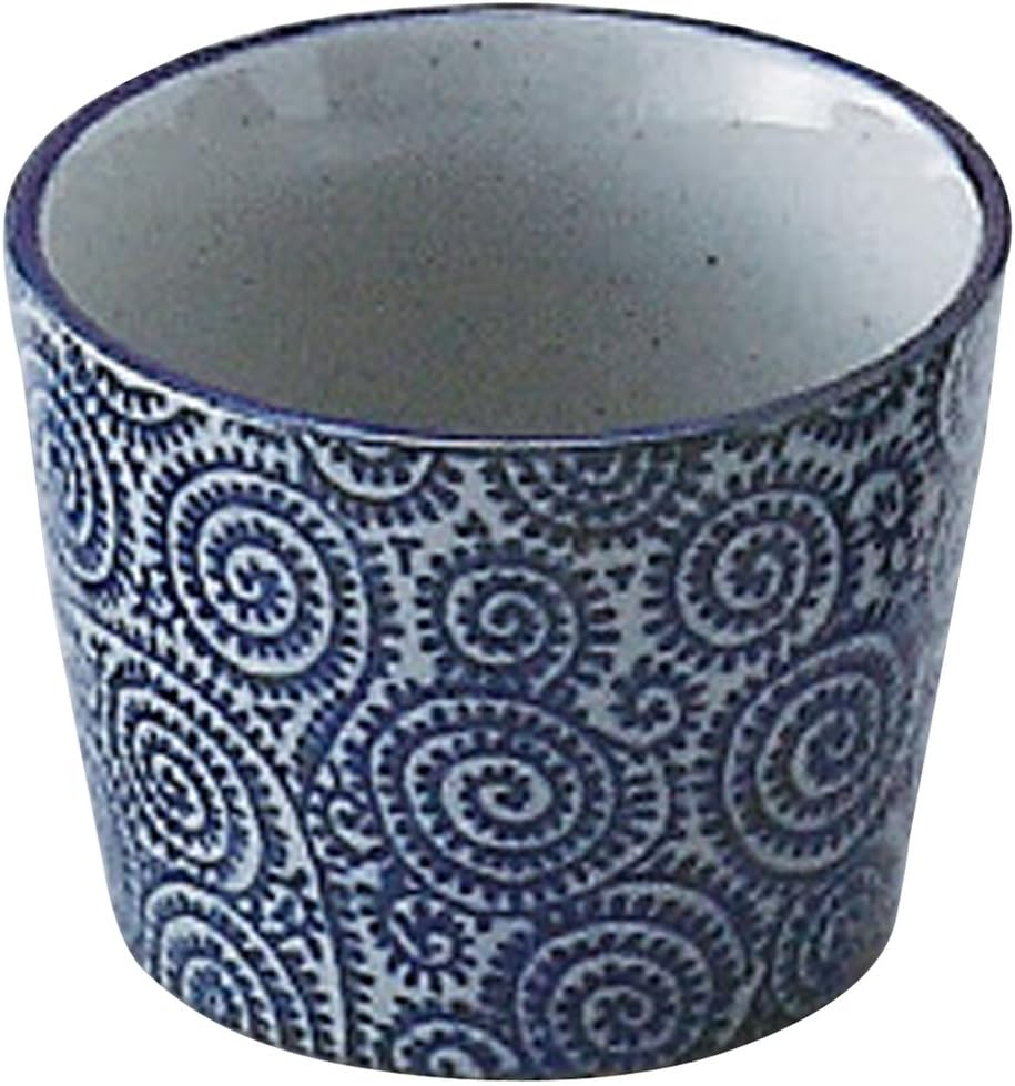 Yamasita Craft 11545160 Old Dyed Octopus Arabesque Buckwheat Chiyoguchi 3.2 x 3.2 x 2.5 inches (8.2 x 8.2 x 6.4 cm)