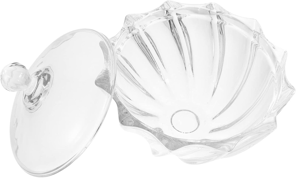 DECHOUS Glass Candy Storage Jar with Lid Airtight Cookie Jar for Snacks Dried Foods and Treats for Home and Kitchen Organization