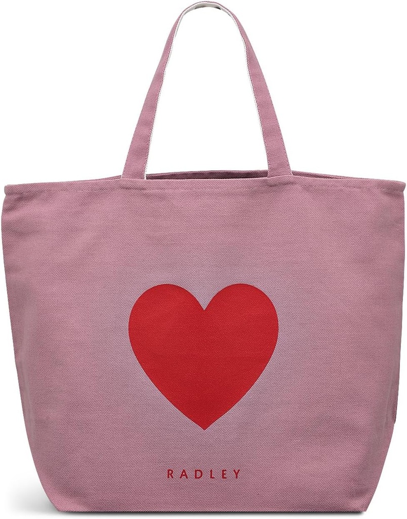 RADLEY London My Love Responsible Small Ziptop Reusable Recycled Canvas Crook Tote Bag