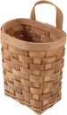 PRETYZOOM Elegant Hanging Storage Basket Woven Kitchen Storage Multifunctional Wall-mounted Organizer