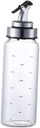 OUNONA 1Pc Oil Dispenser Vinegar Bottle Leakproof Sauce Container Food Grade Borosilicate Kitchen Gadget for Home Restaurant Creative Pour Spout Design Controls Oil Amount