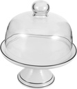 Alipis Tall Cake Pan Dessert Stand Holder Modern Wedding Cake Dome Tray with Lid Tiered Cake Dish with Cover Birthday White Cake Decorating Serving Party Large Cake Carrier À Ceramics