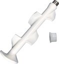 One Piece 32CM White Stirrer Scraper Auger Rod Spare Part，Compatible for MQL Soft Ice Cream Machines Replacement Fitting One Piece
