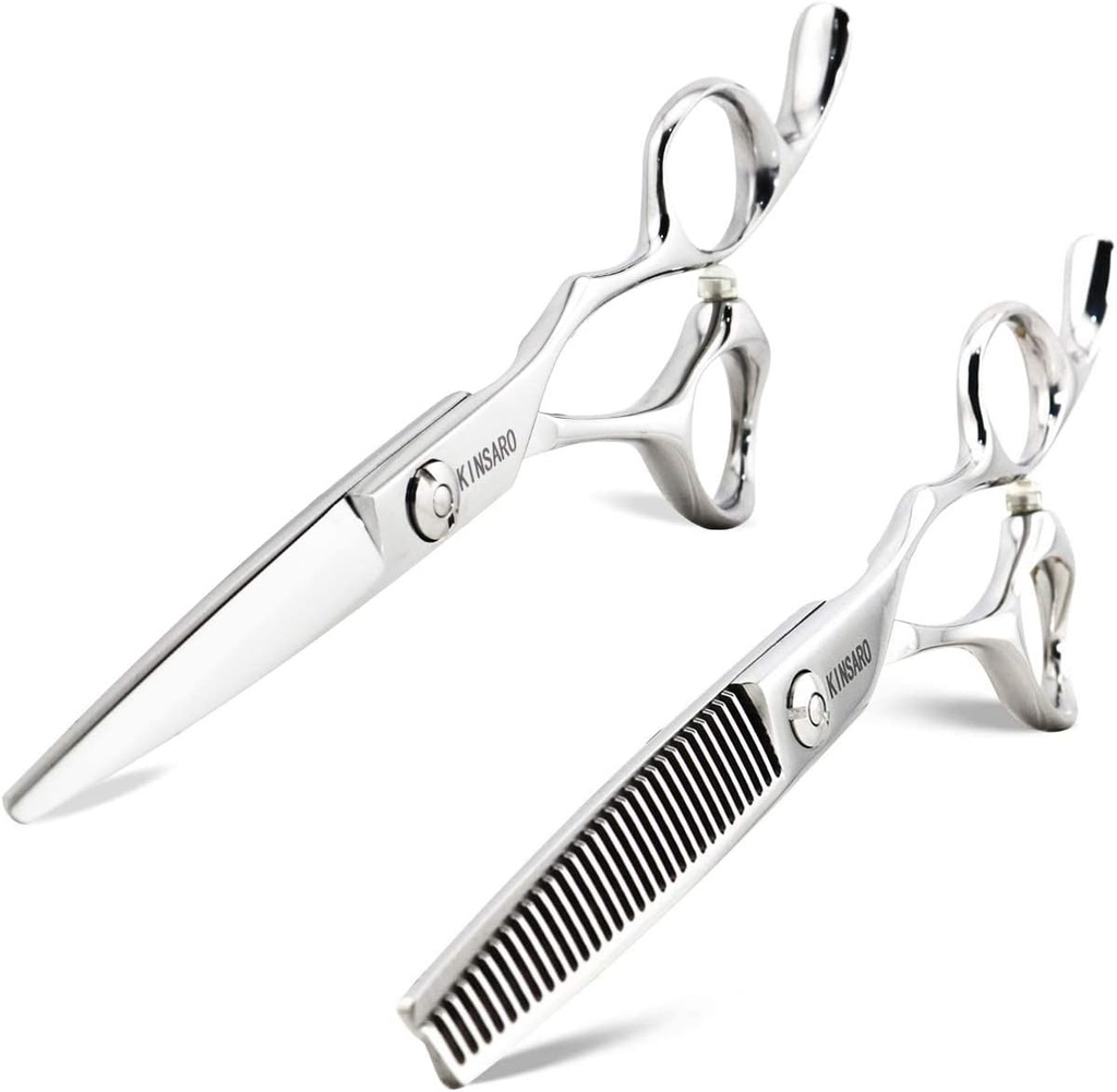 5.5 INCH hair cutting scissors and 5.5 INCH hair thinning scissors professional scissors