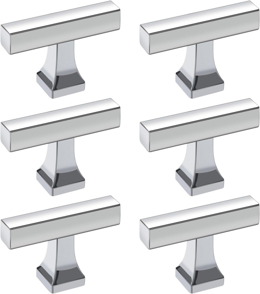 NEGS 2-inchcabinet Handles Silver Silver Handles for cabinets Suitable for Cabinet Pulls Bathroom Drawers Shoe Cabinets Workstations Dressers Kitchen Display Cabinets 6-Pack